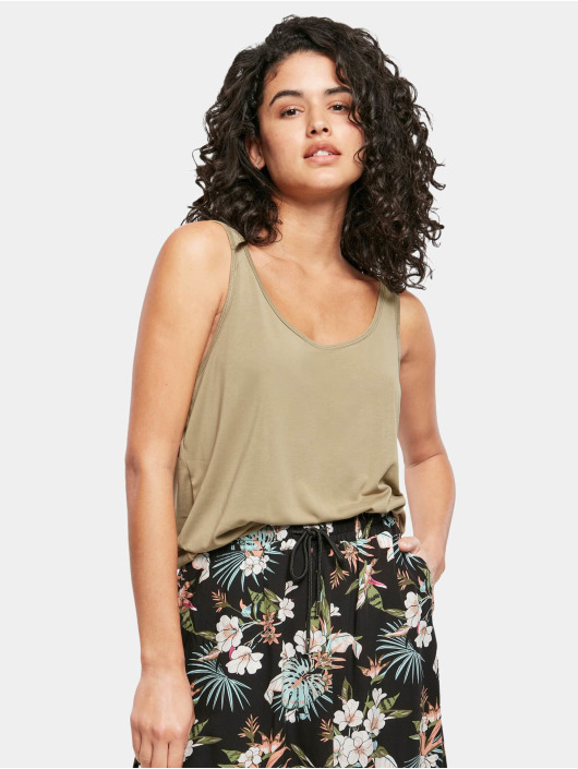 Urban Classics Tops sans manche  kaki